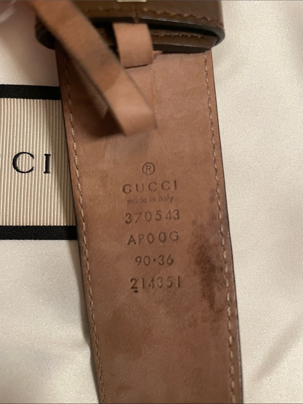 Interlocking G Buckle 1.5” width - Picture 5 of 7